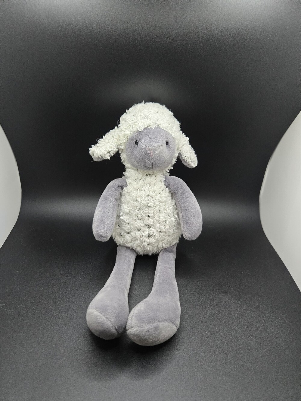 Mary Meyer Plush Lamb Stuffed Animal - White & Light Gray.